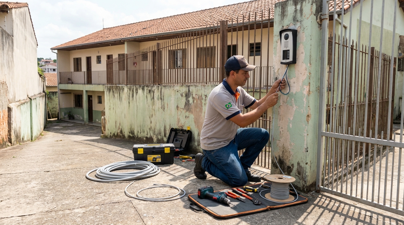 Instalação de Porteiro Eletrônico em Dom Bosco, Itajaí‑SC