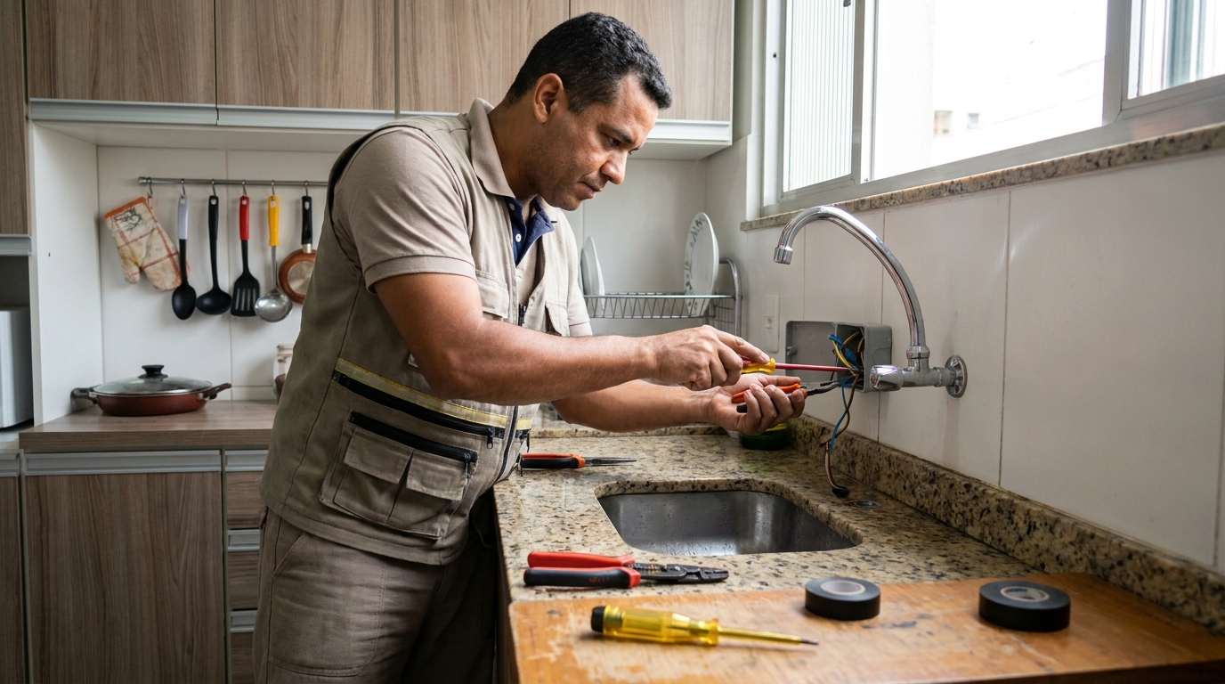 Instalação em Cozinha ou Área Gourmet na Cidade Nova, Itajaí‑SC
