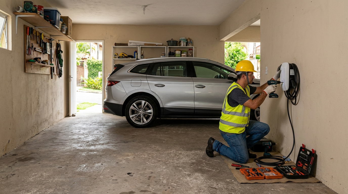Instalação em Garagem ou Condomínio em Itajaí‑SC